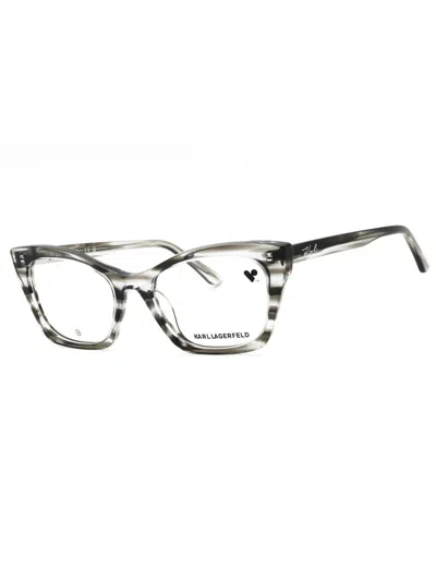 Karl Lagerfeld Sleek Cat-eye Eyeglasses For Women In Black