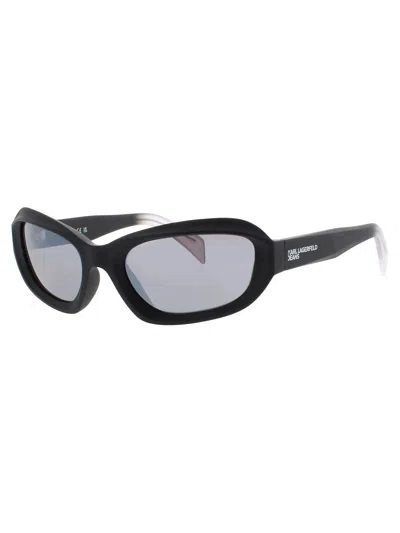 Karl Lagerfeld Sleek Modern Sunglasses For Unisex In Purple
