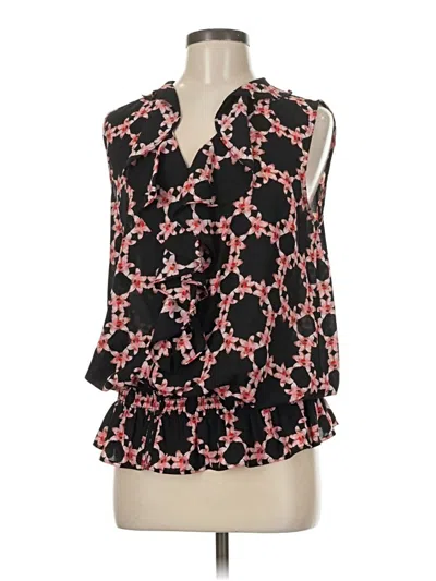 Pre-owned Karl Lagerfeld Sleeveless Blouse In Black