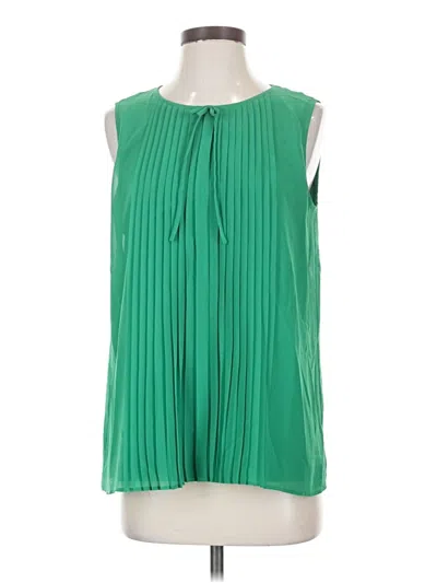 Pre-owned Karl Lagerfeld Sleeveless Blouse In Green
