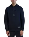 Karl Lagerfeld Paris Small Logo Hoodie In Black