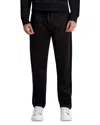 Karl Lagerfeld Ikon Pintuck Track Pants In Black
