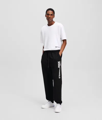 Karl Lagerfeld Slim-fit Sweatpants In Black