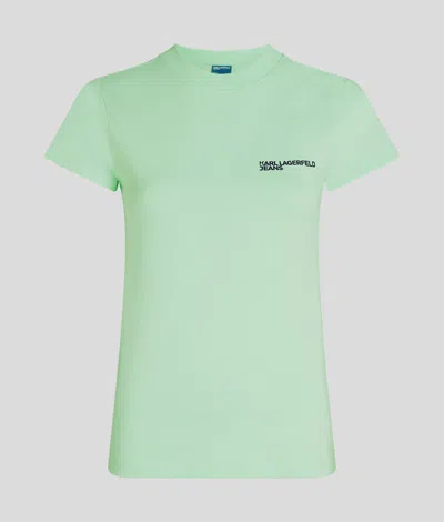 Karl Lagerfeld Slim-fit T-shirt In Green
