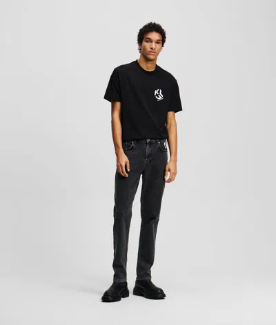 Karl Lagerfeld Slim Jeans In Black