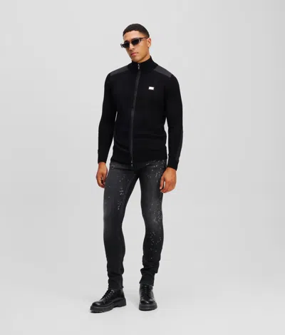Karl Lagerfeld Slim Jeans In Black