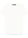 Karl Lagerfeld Slogan-embossed T-shirt In Neutrals