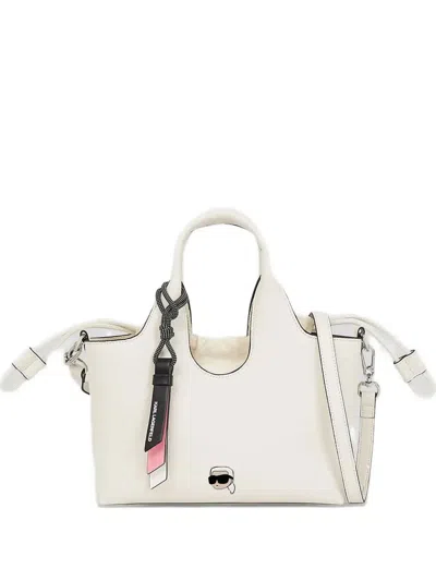 Karl Lagerfeld Small Ikon Grainy Tote Bag