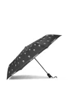 Karl Lagerfeld Small Ikon-print Umbrella In Blue