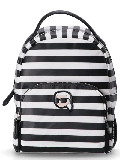 Karl Lagerfeld Women's Ikon Nylon Backpack In Multi