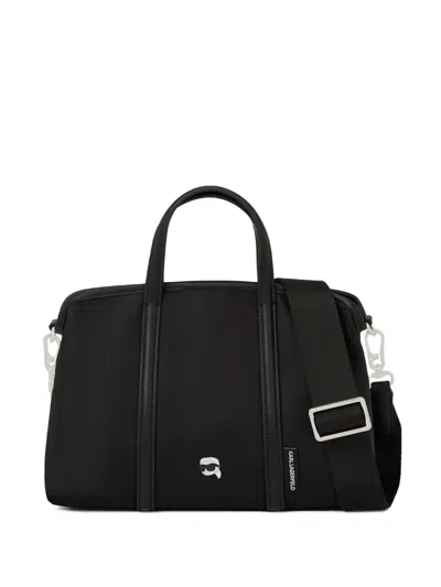 Karl Lagerfeld Kleine Ikon Tote Bag In Black