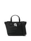 Karl Lagerfeld Small Ikon Tote Bag In Black
