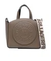 Karl Lagerfeld Small K/circle Perforated-design Tote Bag In Multicolor