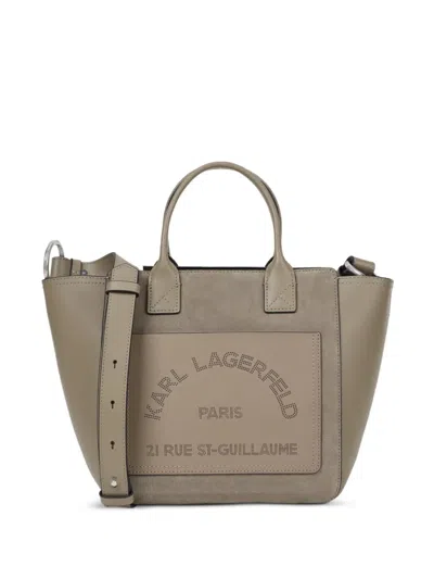 Karl Lagerfeld Kleine K/daily Tote Bag In Brown
