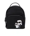 Karl Lagerfeld Small K/ikonik 2.0 Backpack In Black