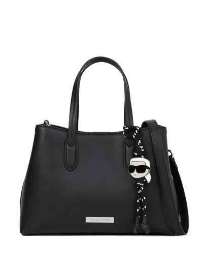 Karl Lagerfeld Small K/ikonik Tote Bag In Black