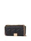 Karl Lagerfeld Small Kuilt Crossbody Bag In 999