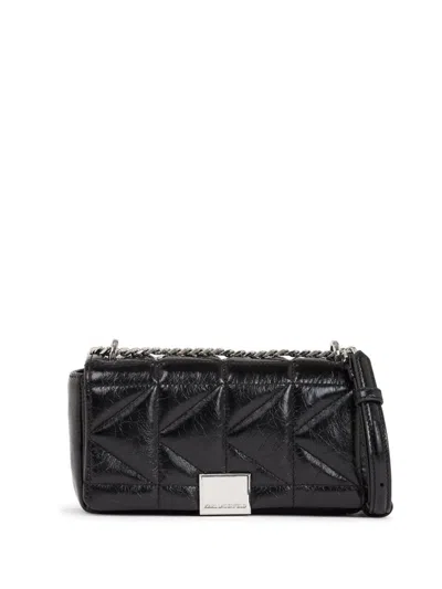 Karl Lagerfeld Small K/kuilt Crossbody Bag In Black
