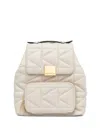 Karl Lagerfeld Small K/kuilt Backpack In Neutrals