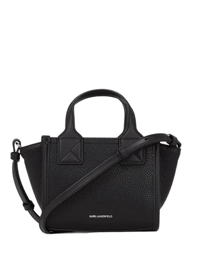 Karl Lagerfeld Small K/skuare Tote Bag In Black