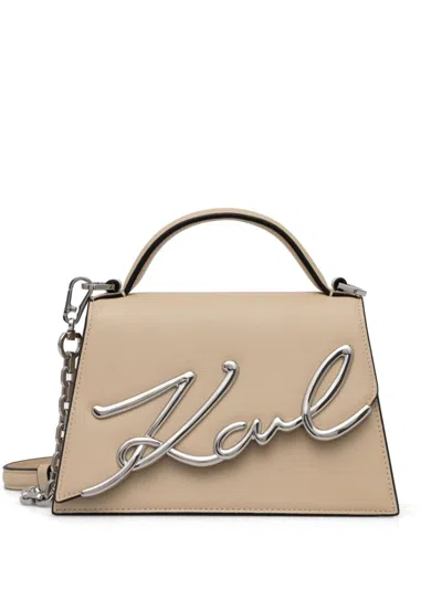 Karl Lagerfeld Small K/sunglasses Cross Body Bag In Neutrals