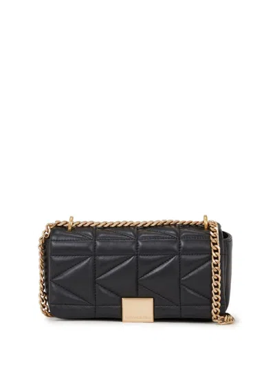 Karl Lagerfeld Small Kuilt Crossbody Bag In Black