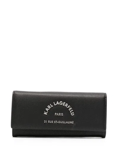 Karl Lagerfeld Small Leather Goods In Black