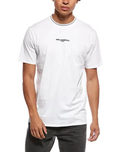 Karl Lagerfeld Small Logo T-shirt In White