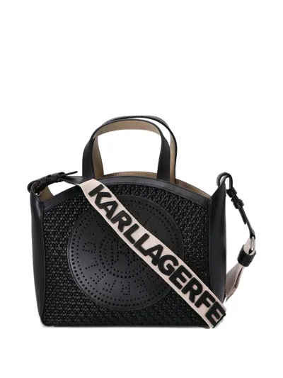 Karl Lagerfeld Kleine Tote Bag Mit Perforiertem Logo
