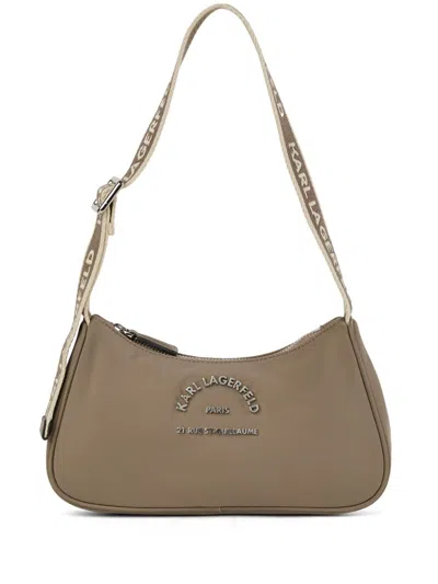 Karl Lagerfeld Small Rsg Shoulder Bag In Neutrals