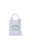Karl Lagerfeld Small Rue St-guillaume Tote Bag In Blue