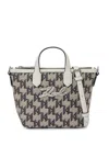 KARL LAGERFELD SMALL SIGNATURE JACQUARD TOTE BAG