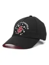 Karl Lagerfeld Snake-appliqué Baseball Cap In Black