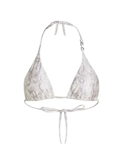 KARL LAGERFELD TRIANGLE BIKINI TOP