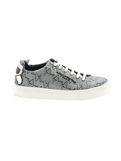 Pre-owned Karl Lagerfeld Sneakers In Gray