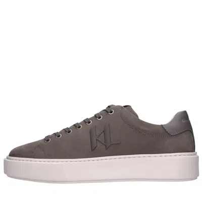 Karl Lagerfeld Sneakers Grey In Grigio Metallici E Grigi