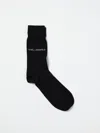 KARL LAGERFELD SOCKS KARL LAGERFELD MEN COLOR BLACK,F67394002