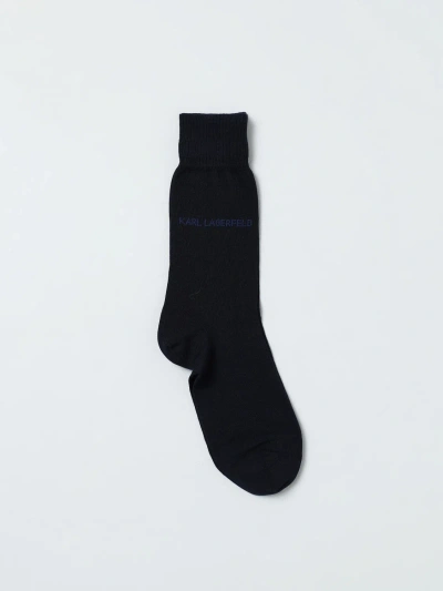 Karl Lagerfeld Socks  Men Color Blue