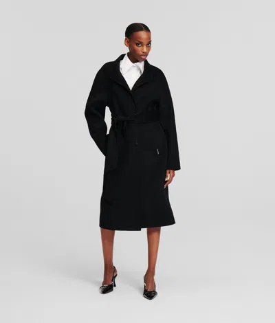 Karl Lagerfeld Soft Double-face Wool Coat