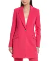 Karl Lagerfeld Solid Blazer In Pink
