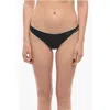 Karl Lagerfeld Solid Color Bikini Bottom With Contrasting Edge