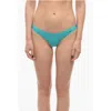 Karl Lagerfeld Solid Color Bikini Bottom With Silver Logo
