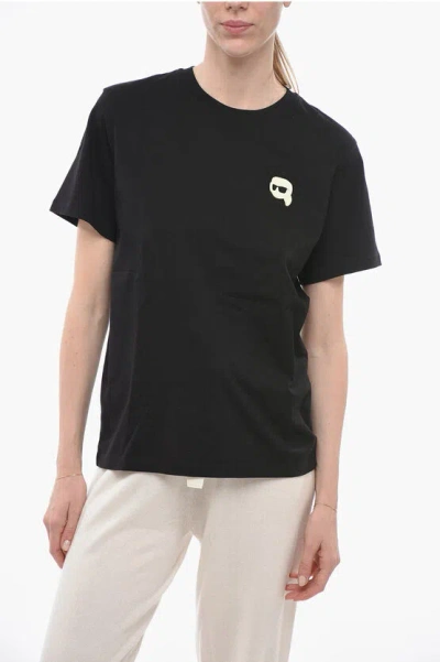 Karl Lagerfeld T-shirts In Black