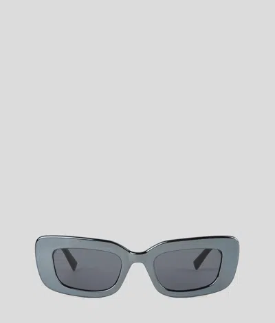 Karl Lagerfeld Space Jam Sunglasses In Silver