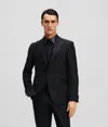 Karl Lagerfeld Stand-up Collar Jacket In Black