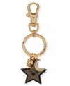 Karl Lagerfeld Star And Moon Charm Keychain In Multi