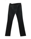 Karl Lagerfeld Stars Print Metallic Jeans In Black Cotton In Black