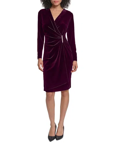 Karl Lagerfeld Stetch Dress In Purple