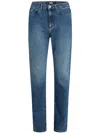 Karl Lagerfeld Denim Jean Pants Metal Logo Pocket In Blue