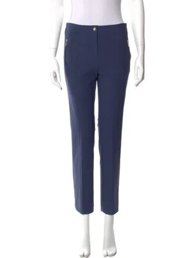 Pre-owned Karl Lagerfeld Straight Leg Pants In Blue